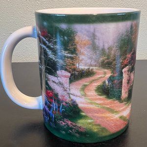 Thomas Kinkade “Spring Gate” Ceramic Mug AMCAL FOR THE GIFT OF ART